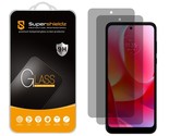 2X Privacy Tempered Glass Screen Protector For Motorola Moto G Play (2023) - $21.99