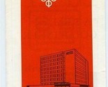 Hotel Continental Brochure Map of Stockholm Sweden 1960&#39;s Carlsberg - $14.83