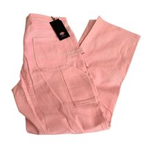 Dickies Pink Carpenter Jeans Womens 9/29 Workwear Utility Gorpcore Casua... - $38.48
