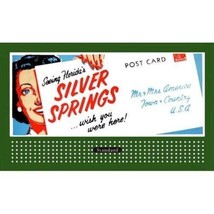 Ho 1 1/2&quot; X 3&quot; Billboard Sign Glossy Insert Seeing Florida&#39;s Silver Springs - £3.94 GBP