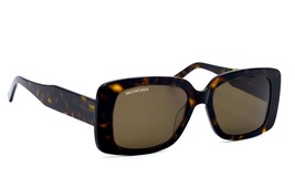 New Balenciaga BB0048S 002 Havana Dark Brown Authentic Sunglasses 52-18 - £194.32 GBP