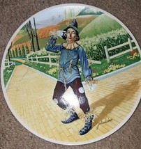 1977 Wizard Of Oz If Only I Had A Brain Scarecrow Knowles Collector Plate Coa - £11.19 GBP