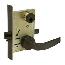 Storeroom Closet Mortise Trim Only with B Lever &amp; LN Rose, Oil Rubbed Bronze - £394.96 GBP