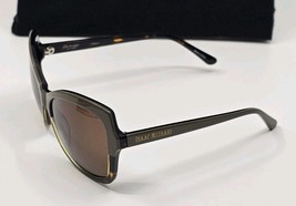 Isaac Mizrahi Brown Tortoise Sunglasses Cat Eye Oversized 55 16 130 IM30... - $59.39