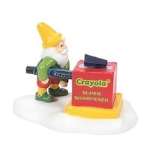 Crayola Super Sharpener Department 56 North Pole Village 6009762 crayon elf - £29.67 GBP
