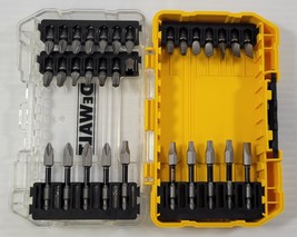 KK) Dewalt Tough Case 30 Piece Steel Hex Shank Screwdriver Bit Set - $9.89