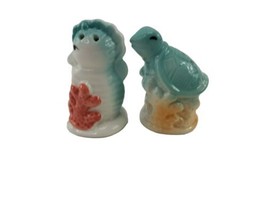 Cracker Barrel Seahorse Sea Turtle Beach Ocean Nautica Salt &amp; Pepper Sha... - $11.07