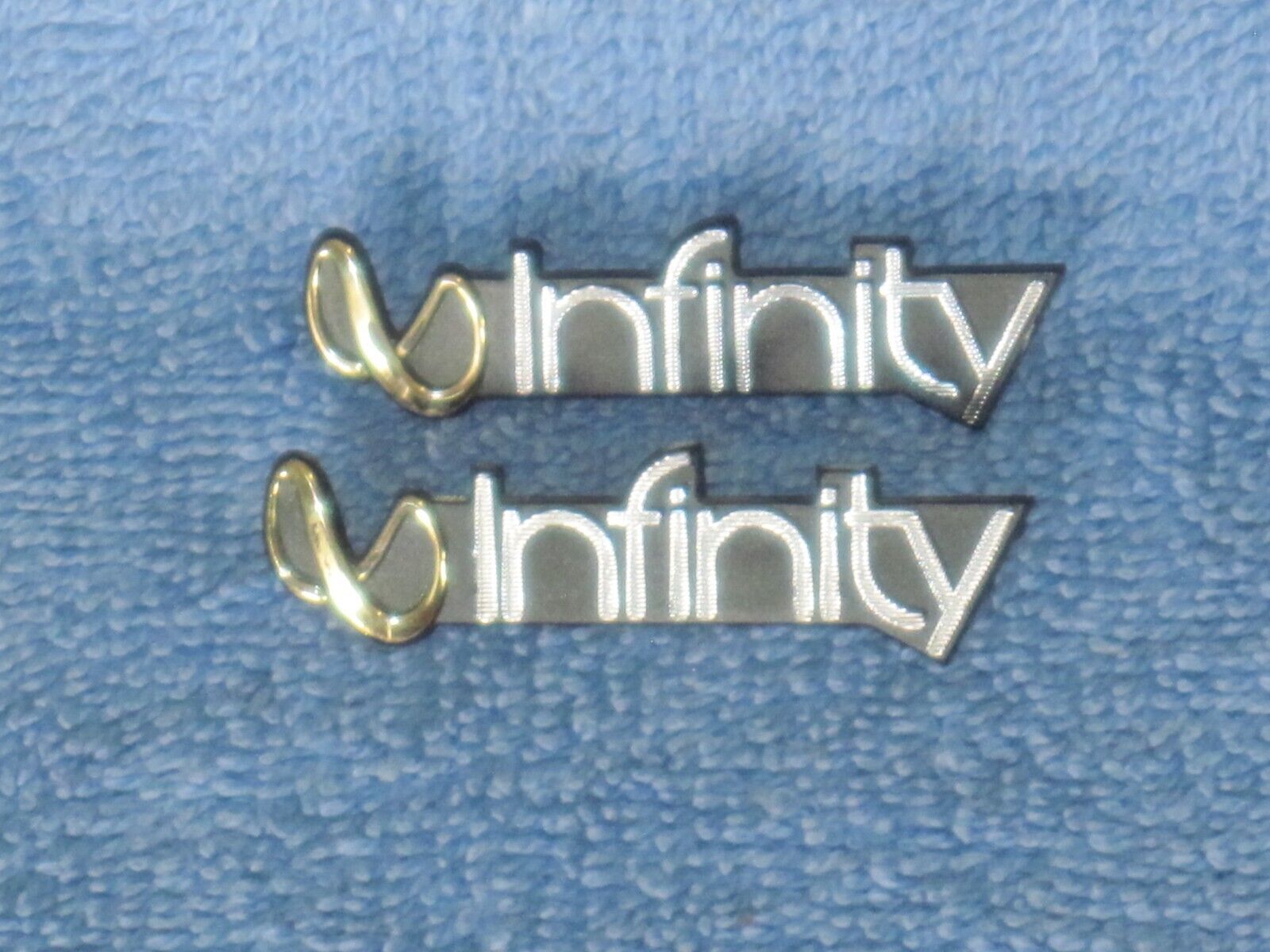 Pair BADGES LOGOS EMBLEMS for InfinitySM-215 Speakers - Other Models ! - $24.99