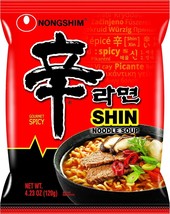 20 X Nongshim Shin Ramyun Gourmet Spicy Noodle Soup in Single Packs 120g... - $57.09