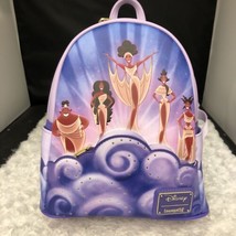 Disney Hercules Muses Clouds Mini Backpack By Loungefly Purple - £59.94 GBP