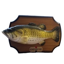 Vtg Gemmy Big Mouth Billy Bass Plaque Built in Stand Tested Works  *MUST READ*  - £16.88 GBP