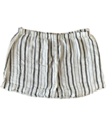 Cloth &amp; Stone Women&#39;s Mini Skirt Front Buttons Striped Viscose Modal Ble... - $18.99 CAD