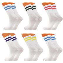 AWS/American Made Tennis Crew Socks for Women Thin and Breathable 6 Pairs (Style - £13.42 GBP