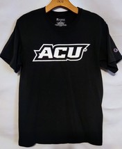 RARE Abilene Christian University ACU Champion Unisex Black Small T Shirt - £6.15 GBP