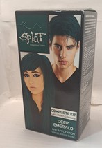 1 Box Splat Rebellious Colors Deep Emerald Complete Kit With Bleach &amp; Peroxide - £12.01 GBP