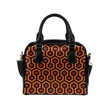 Overlook Hotel Geometric Pattern PU Leather Shoulder Handbag Bag - £29.89 GBP