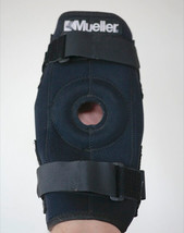 Mueller 25276 Neoprene ACL Patella Black Knee Leg Brace Pressure Wrap Adjust - £15.16 GBP