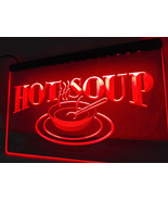 Hot Soup Restaurant Cafe Open Take Away Led Light Sign - £20.77 GBP+