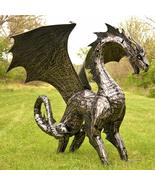 Zaer Ltd. Large Metal Dragon Statue 6 FT. Tall - £2,734.02 GBP
