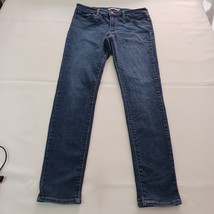 Levi's 711 Women's Blue Cotton Blend Denim Stretch Skinny Jeans Size 29 (29×29) image 9