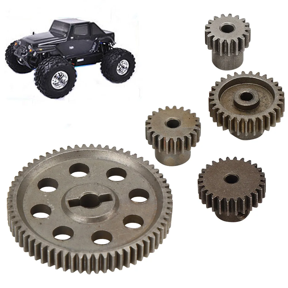 Differential Main Metal Spur Gear 64T 17T 21T 26T 29T Motor Gear RC Parts for - £10.17 GBP