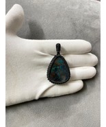 Fabulous Azurite Pendent with Amazing black thread work - €10,42 EUR