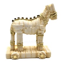 Trojan Horse Statue of Troy War Greek Mythology Ancient Greek Statue Fig... - $38.90