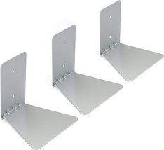 Umbra 330639-560 Conceal Floating Bookshelf, Set Of 3, Small, Silver - £35.08 GBP