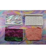 Lot of 4 IPSY Makeup Bags, Zipper Pouches 7&#39;&#39; x 4.5&#39;&#39; Mixed Colors/Patterns - $4.99