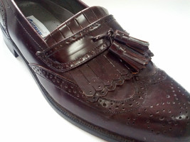 vintage Freeman leather tassel wingtip loafers size 9M - £22.97 GBP