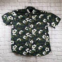 Oak Hill Floral Camisa Hawaiana Hombre 2XLT Botón-para Arriba Manga Cort... - $562.73 MXN