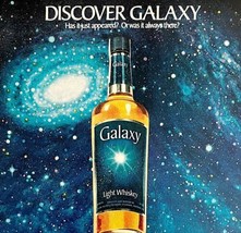 1972 Galaxy Whiskey Stars Advertisement Life Hunter Wilson XL Vintage As... - £20.52 GBP