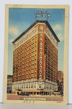 Indiana HOTEL LINCOLN Indianapolis c1930s Linen Postcard K6 - $3.95