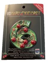 Mary Engelbreit Number 6 Super Magnet Enesco Cherries Cherry - $10.10