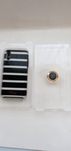 Kate Spade New York iPhone X &amp; iPhone XS Case  Black White Striped W/ Ri... - £13.31 GBP