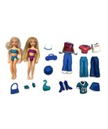 Polly Pocket Doll Sets With 2 Dolls, Clothing, Shoes, and Accessories Set 1 - $18.00