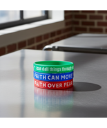 Christian Bible Verse Silicone Bracelets Unisex Comfortable Flexible Wea... - $9.99