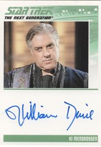 William Denis Star Trek Signed Autograph Photo Trading Card - £8.64 GBP