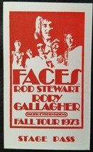 FACES ROD STEWART / RORY GALLAGHER - VINTAGE ORIGINAL REAL 1973 BACKSTAG... - £15.73 GBP