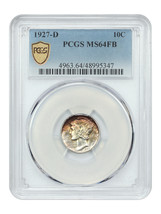 1927-D 10C PCGS MS64FB - £3,203.61 GBP