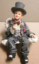Boyds Bears &amp; Friends Tuxworth J Angelman Shelf Sitter Groom Faerie 1998 - €9,51 EUR