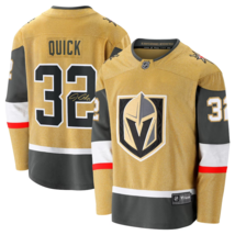 Jonathan Quick Autographed Vegas Golden Knights Gold Jersey Signed IGM COA - $7,463.06 MXN