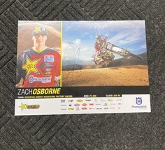 Zach Osborne #16 Signed Rockstar Husqvarna 250SX Rider Poster SHIPPED RO... - $17.05