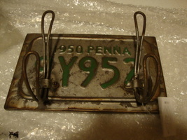 New Vintage style License Plate sign with hooks image 3