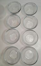 8 New Anchor Hocking 6 Oz Dessert Dishes with Plastic Lids image 4