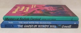 Vintage Lot of 3 Weekly Reader Mystery Books YA Stories Man With the Silver Eyes - £19.39 GBP