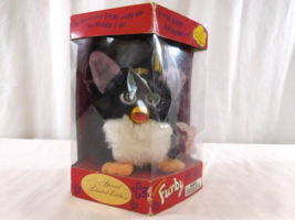 NIB Tiger Electronics FURBY 1999 Graduate Limited Edition Black/White Gr... - $50.49