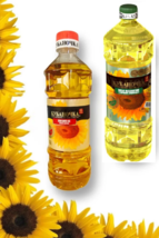 Kubanochka REFINED Unrefined Aromatic Sunflower Oil TOP GRADE 1L x 3 PAC... - $23.75+