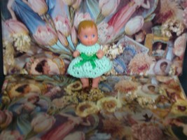 Hand Crochet Dress For Barbie Baby Krissy/ Zuru Baby  or Same Size Dolls... - $221.14 MXN