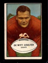 1953 BOWMAN #64 TEX COULTER VG SP NY GIANTS *X67537 - $15.19